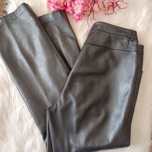 100% genuine leather pants by Saks Fifth Avenue